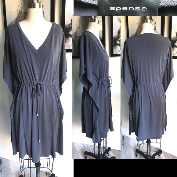 Spense Dresses & Skirts - SPENSE jersey knit tie-front dress